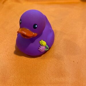 Flowers Purple Rubber Duck Ducking Jeeps Cruise Duck